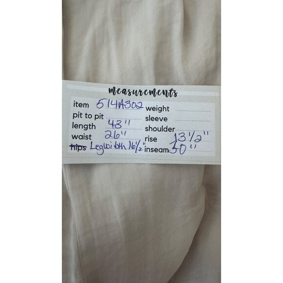 Zara XS Beige Wide-Leg Palazzo Pants Lightweight Flowy Elastic Waist - Picture 8 of 9